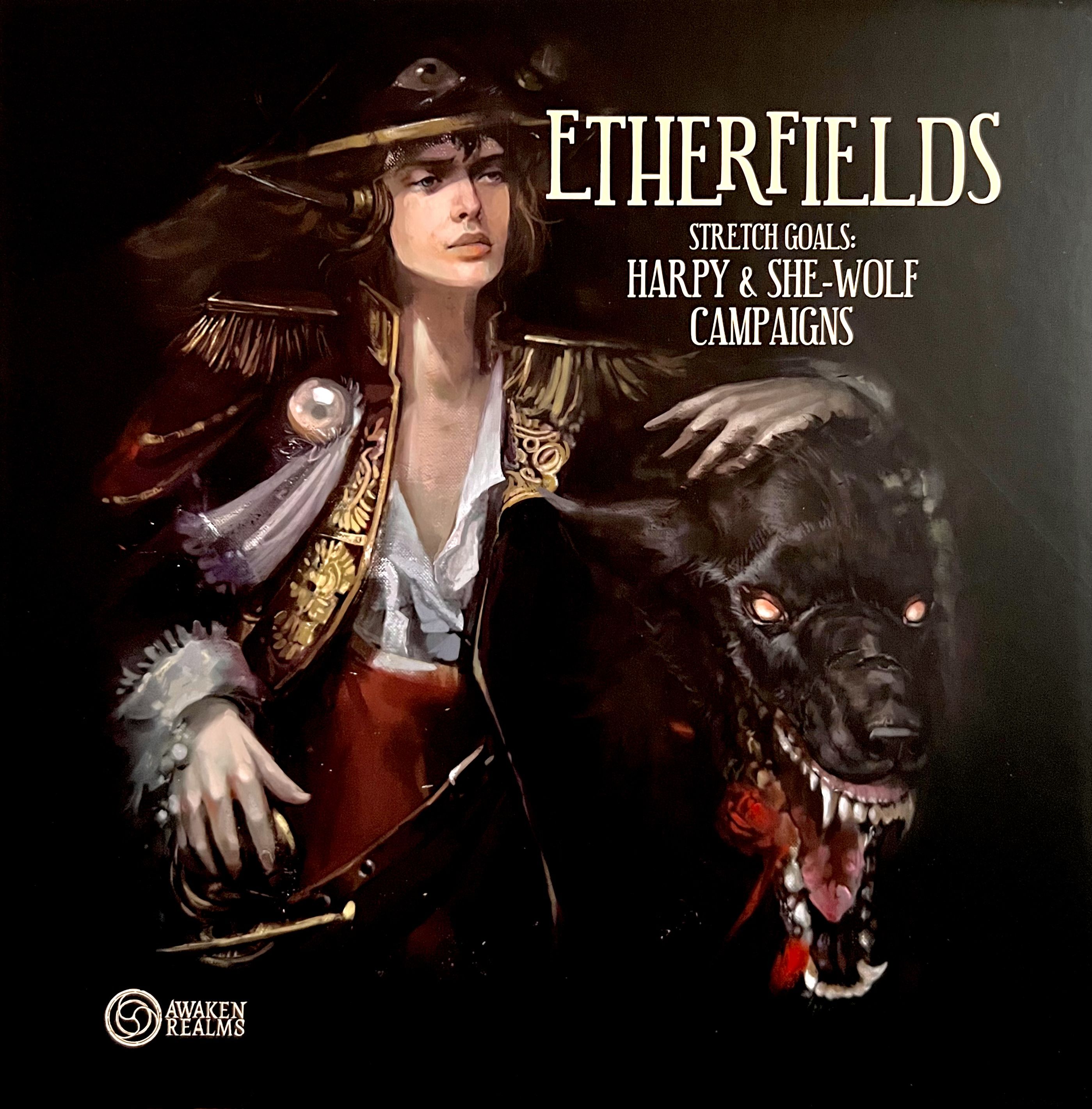 box art for Etherfields: Stretch Goals – Harpy & She-Wolf Campaigns