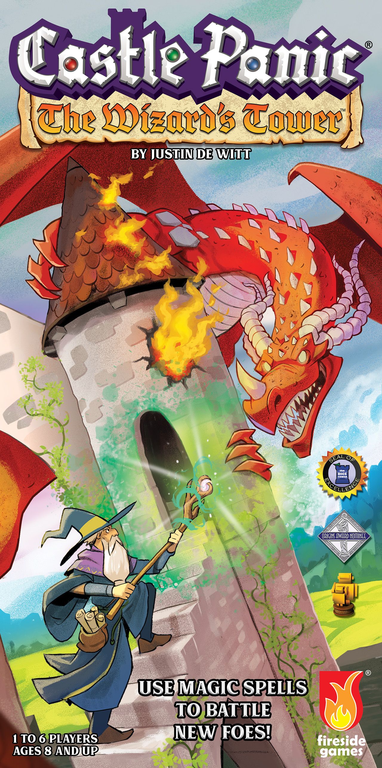 box art for Castle Panic: The Wizard's Tower