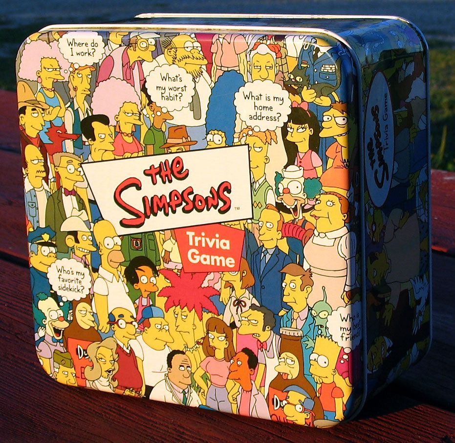 box art for The Simpsons Trivia Game