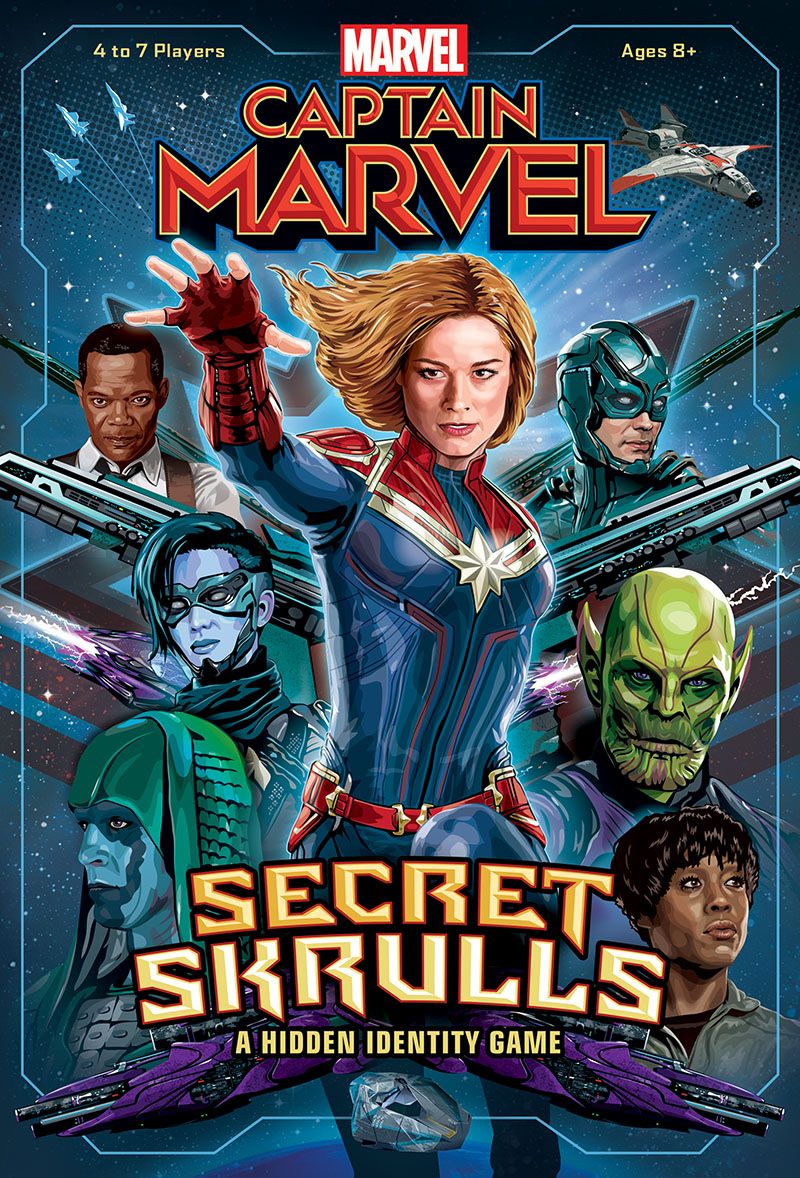 box art for Captain Marvel: Secret Skrulls