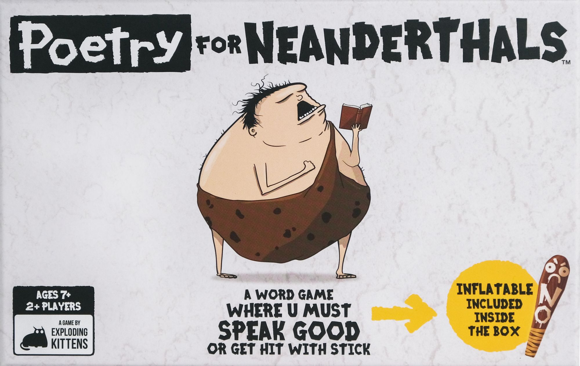 box art for Poetry for Neanderthals